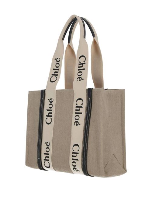 'WOODY' fabric shopper bag Chloè | C22AS383I2691J