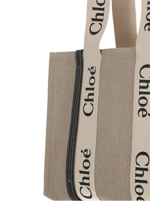 'WOODY' fabric shopper bag Chloè | C22AS383I2691J