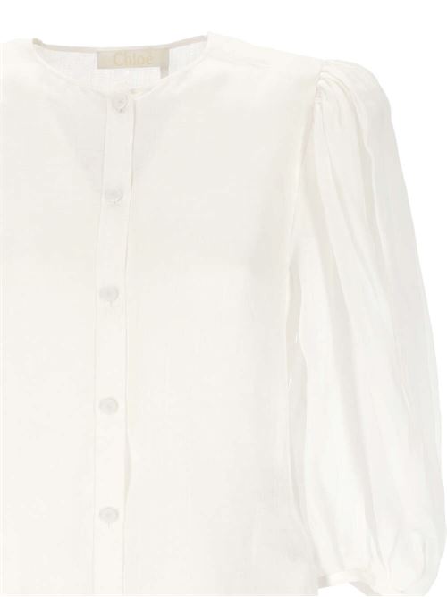 Collarless blouse Chloè | C24UHT14016101