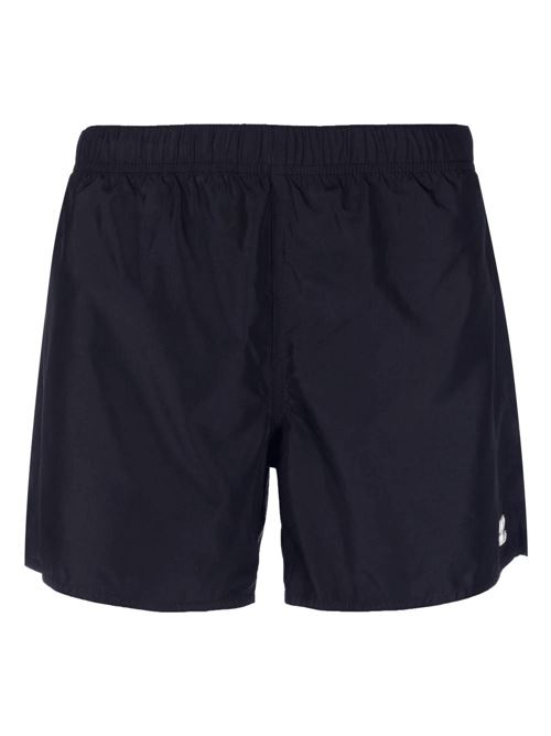 Navy blue beachwear short Courreges | 123JMB014PL01037083