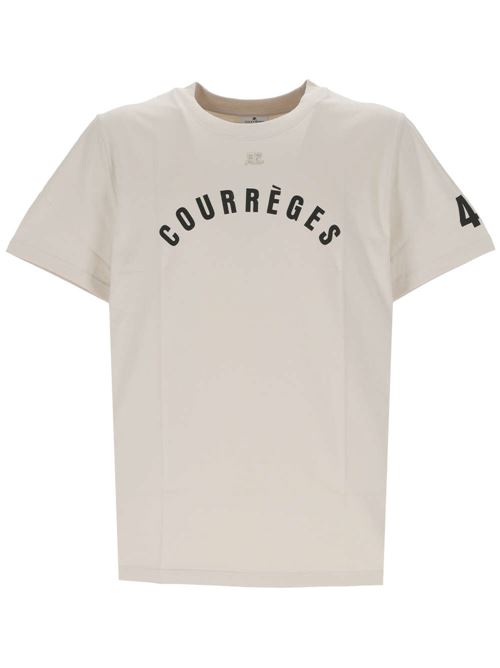 White T-shirt Courreges | 124JTS008JS01129099