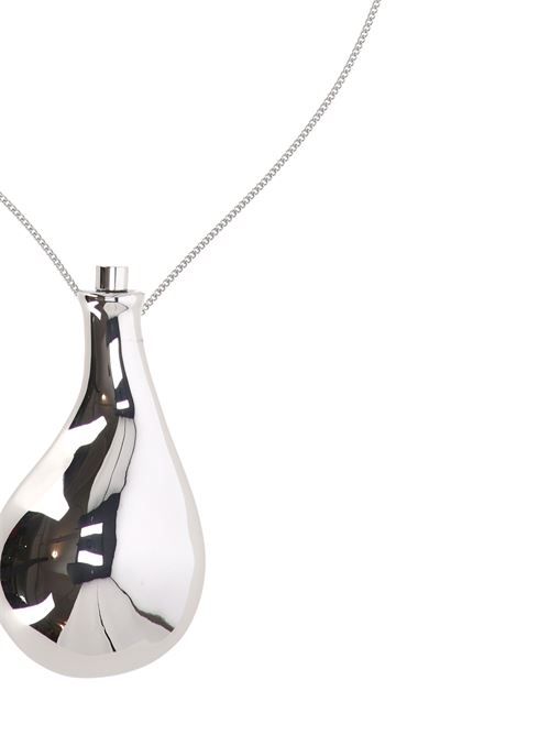 silver-tone delicate chain flask pendant Courreges | 224ACO023LA00019000