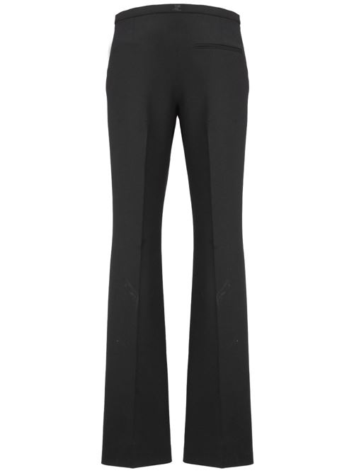 Pantaloni con design sartoriale nero Courreges | 224CPA220PL01599999