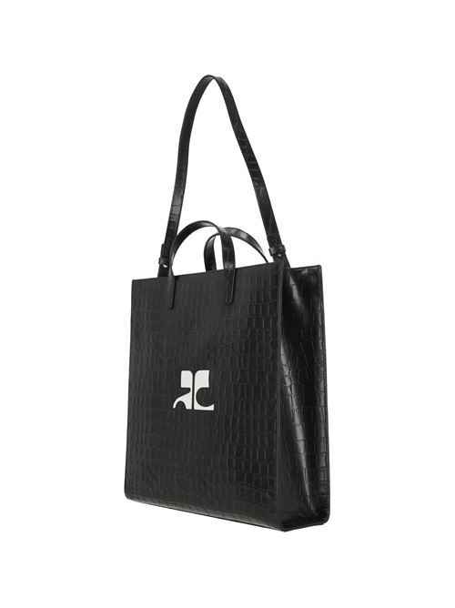 Heritage croco printed tote bag Courreges | 224GSA087CR00609999