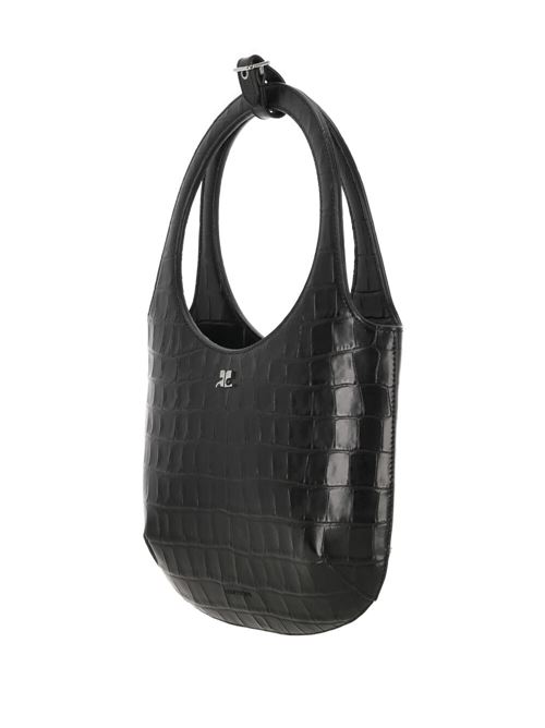 Holy croco stamped bag Courreges | 224GSA102CR00609999