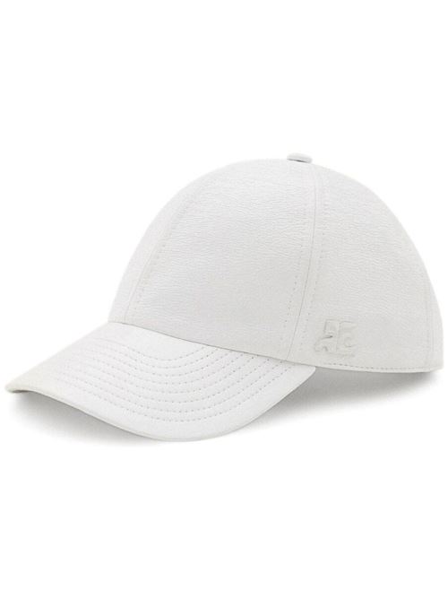 Logo-patch baseball cap Courreges | PERACT002VY00140001