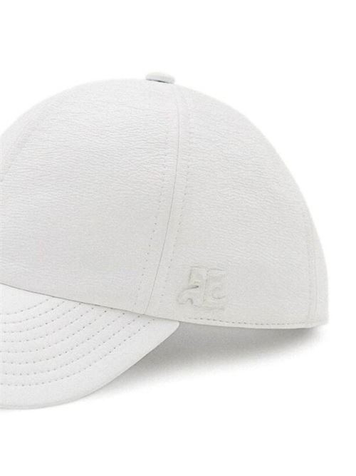 Cappellino da baseball con logo Courreges | PERACT002VY00140001