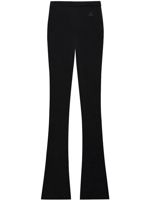 Reediton ribbed flared trousers Courreges | PERMPA017FI00019999