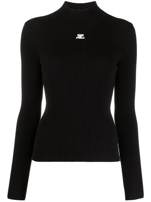 Maglione a coste Courreges | PERMPU022FI00019999