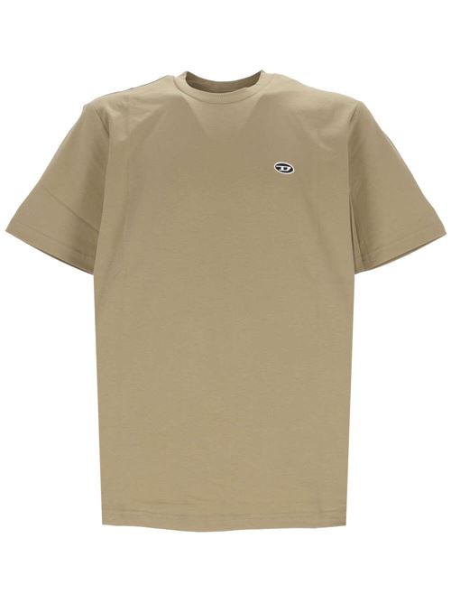 Beige cotton T-shirt. Diesel | A038190AIJU7DH