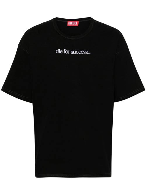 T-shirt with Die For Success embroidery. Diesel | A123440NFAE9XX