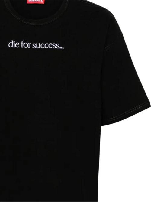 T-shirt with Die For Success embroidery. Diesel | A123440NFAE9XX