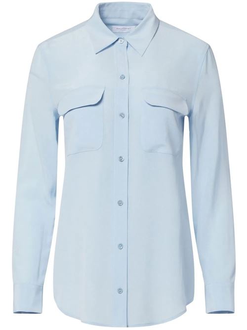 Long-sleeve silk woman shirt Equipment | Q23E231DREAMBLUE