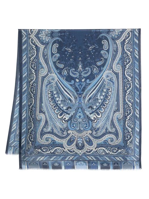 blue baroque-pattern print Etro | MATA0016AK233X0883