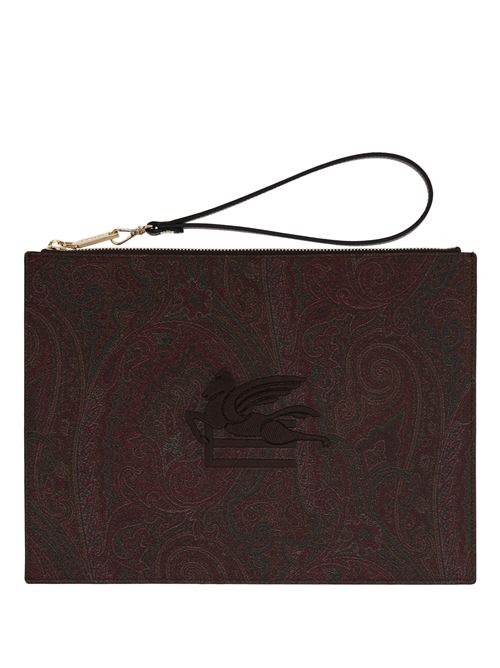 Brown/multicolour pouch Etro | MP2C0006AA012M0019