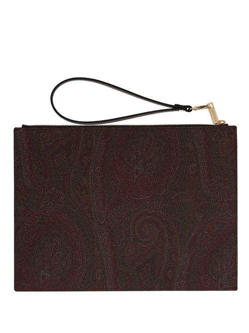 Brown/multicolour pouch Etro | MP2C0006AA012M0019