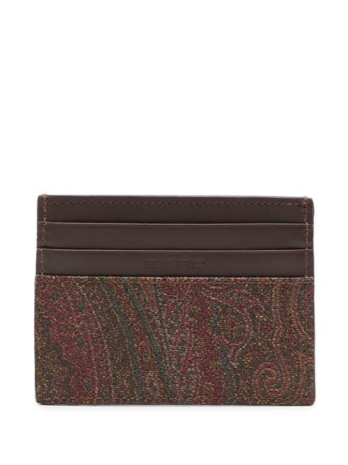 logo ricamato con stampa paisley Etro | MP2E0001AA012M0019