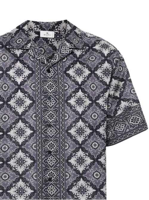 Purple/white/black shirt Etro | MRIC001399SP554X0883