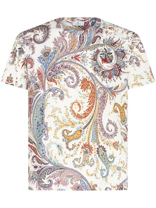 White/multicolour t-shirt Etro | MRMA0002AJ054X0800