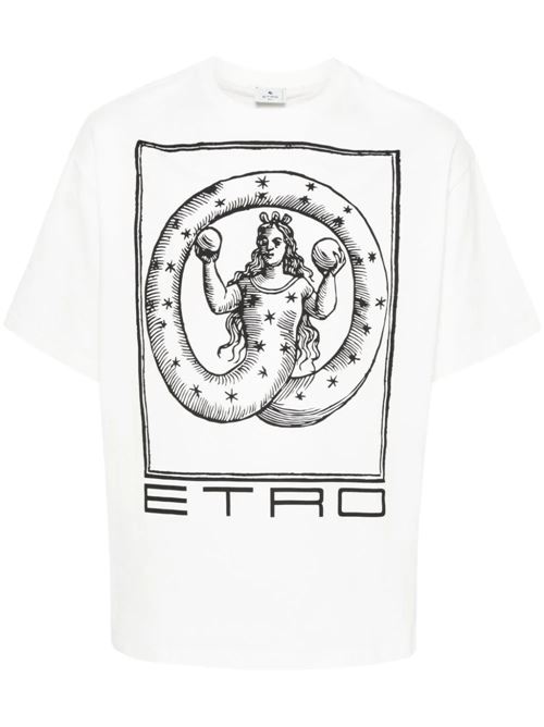 T-shirt in jersey di cotone Etro | MRMA0006AJ199X0800