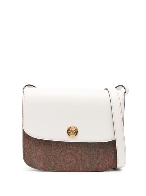 white/multicolour calf leather paisley jacquard panels signature Pegaso motif Etro | WP1C0001AA014W1889