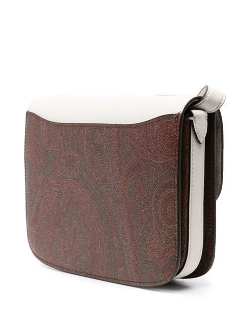 white/multicolour calf leather paisley jacquard panels signature Pegaso motif Etro | WP1C0001AA014W1889