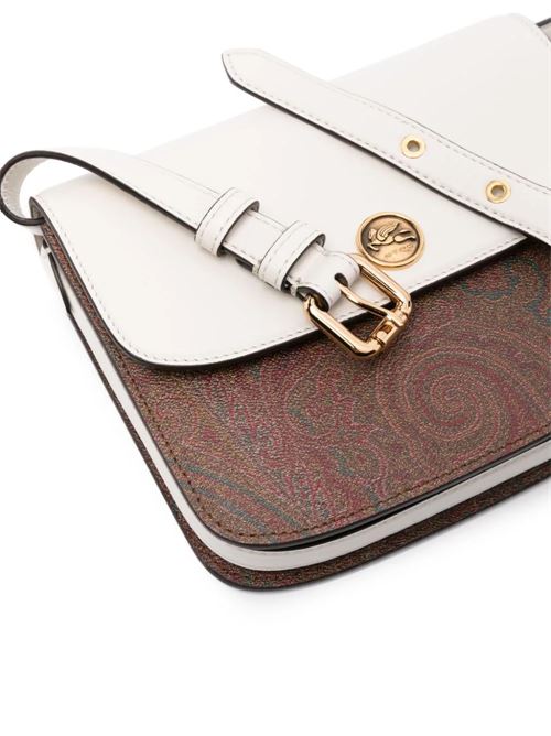 white/multicolour calf leather paisley jacquard panels signature Pegaso motif Etro | WP1C0001AA014W1889