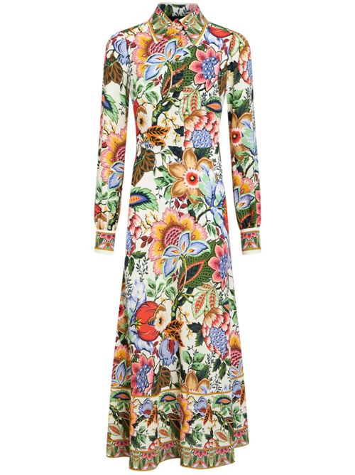 Multicolour floral print dress Etro | WRHA001199SPD53X0800