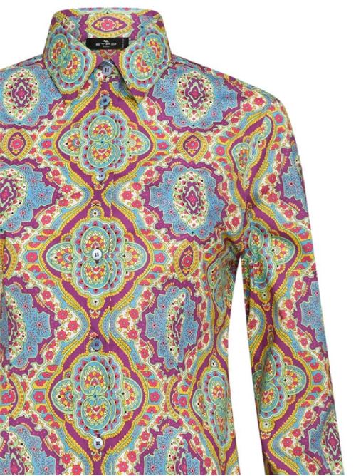 multicolour stretch-cotton all-over graphic print Etro | WRIA002099SAE86X0880