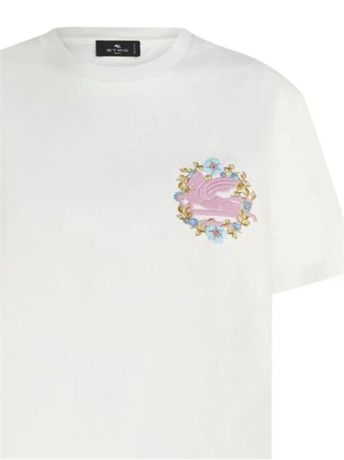 T-shirt in cotone bianco Etro | WRJB0006AC036W0111