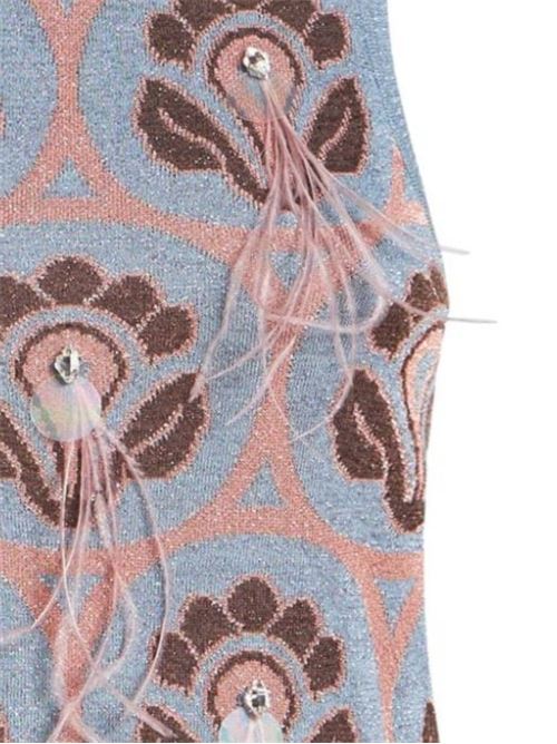 blue/pink patterned jacquard knitwear Etro | WRKE0120AR237X0880