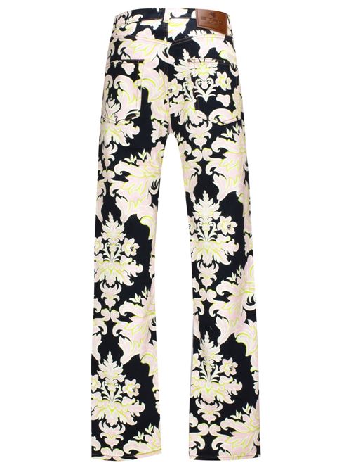 Floral-print straight-leg jeans ETRO | WRNB0002AK300X0810