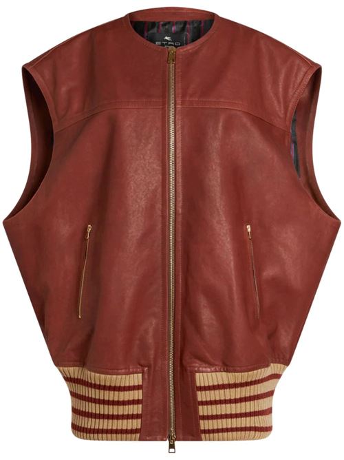 Gilet color ruggine Etro | WROB0001AP009M0883