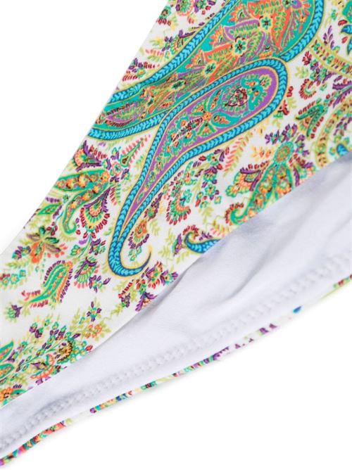 white/multicolour stretch-jersey paisley print Etro | WRPB000999IAS10X0801