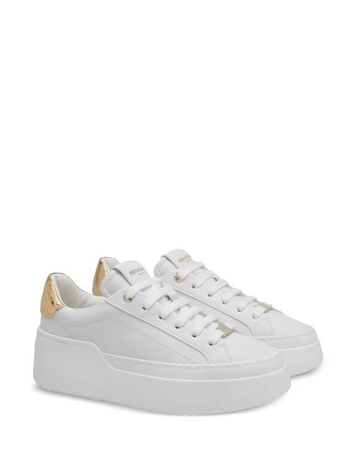 sneakers color oro bianco ottico Ferragamo | 030573769352