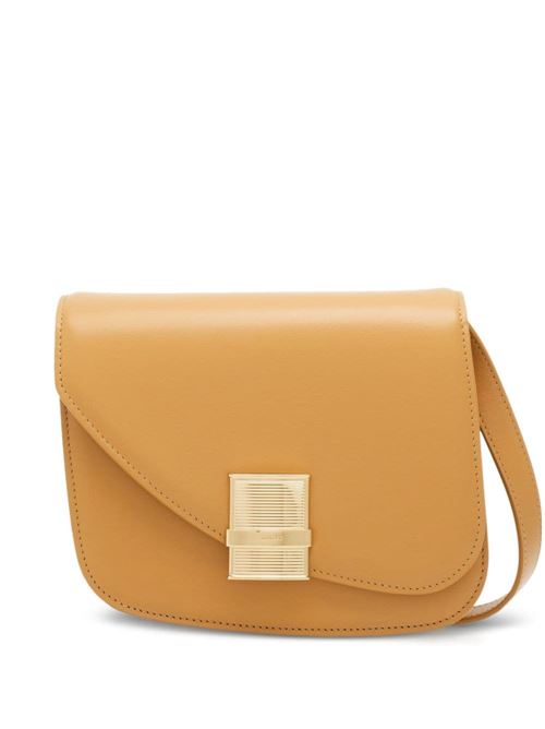 borsa asimmetrica marrone cammello Ferragamo | 215971769388