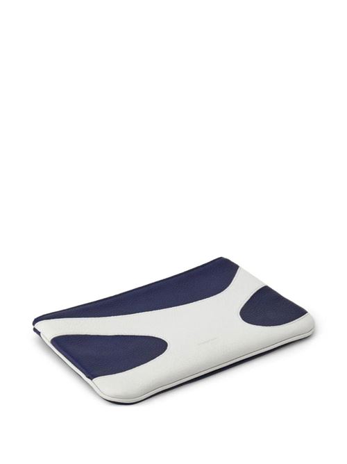 Pouch bianco e blu Ferragamo | 661322770126