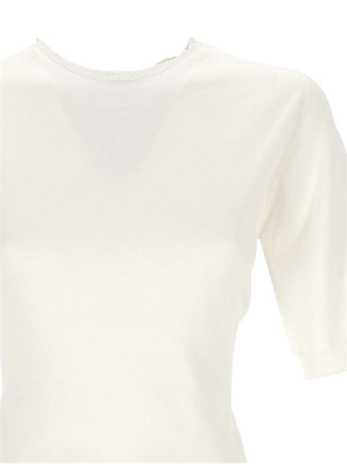 maglia misto seta-cotone bianco avorio F.Filippi | MAD274F336N8210142