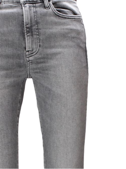 Medium grey stretch-cotton pants Frame | LHFRA631FTWD