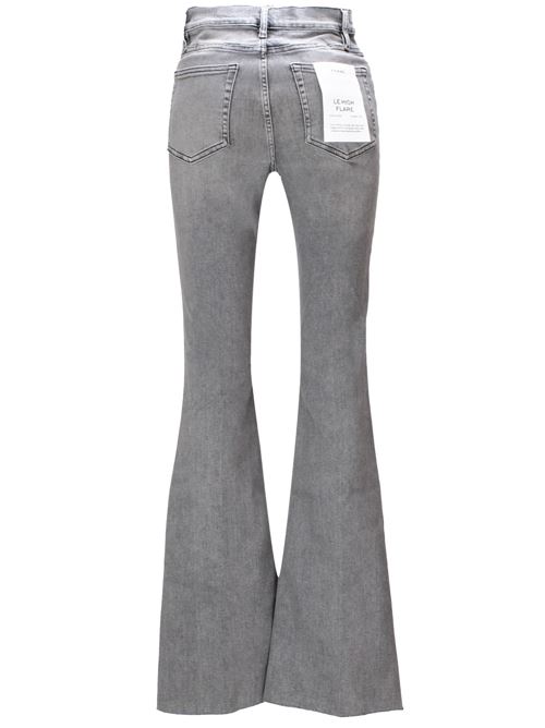 Medium grey stretch-cotton pants Frame | LHFRA631FTWD