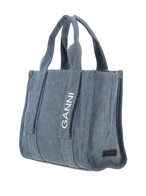 Recycled Tech small tote denim Ganni | A5457630