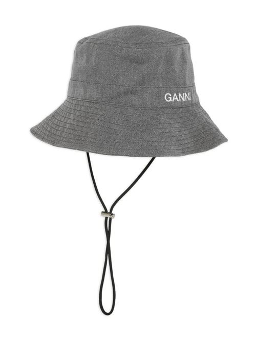 Fisherman Bucket Hat Denim Ganni | A5753099