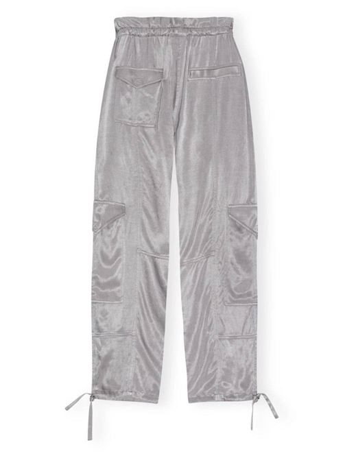 WASHED SATIN PANTS Ganni | F8609523