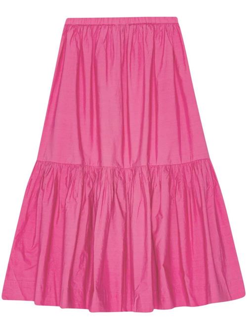 Midi skirt with ruffles for women Ganni | F8764072