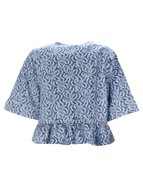 Blusa con effetto jacquard Ganni | J1394566