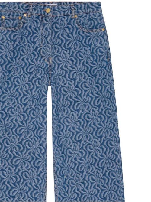 Blue organic cotton denim Ganni | J1395566