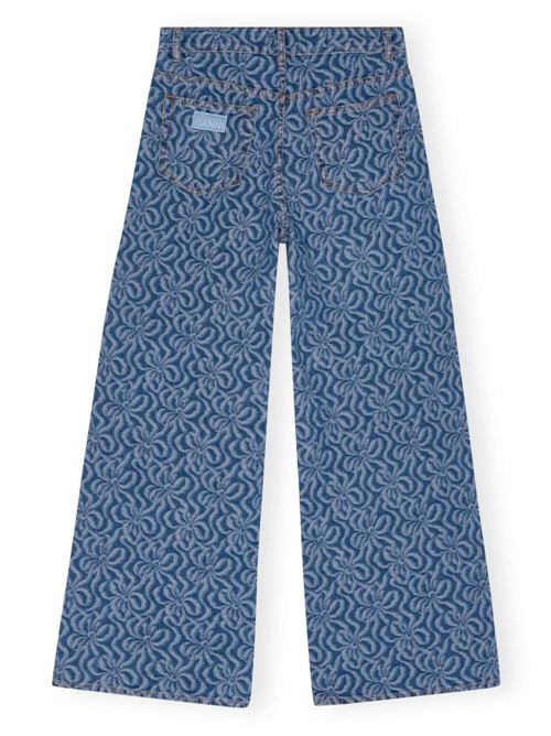 Denim in cotone organico blu Ganni | J1395566