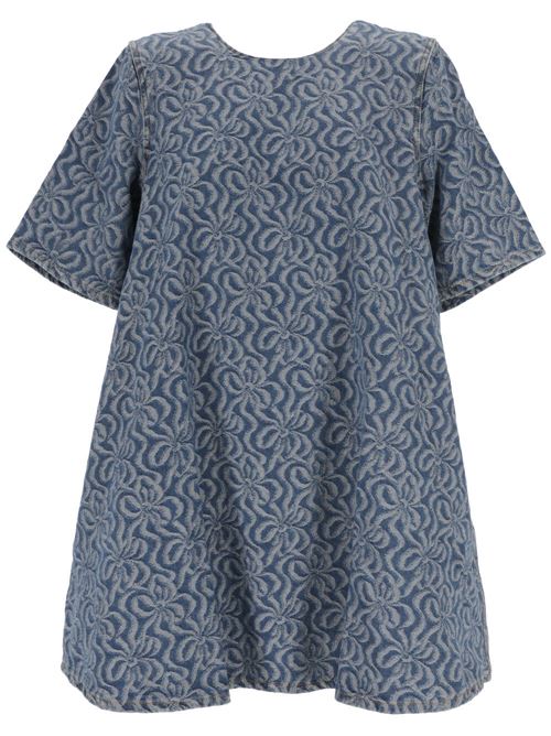 Indigo blue organic cotton dress Ganni | J1412566