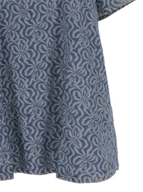 Indigo blue organic cotton dress Ganni | J1412566