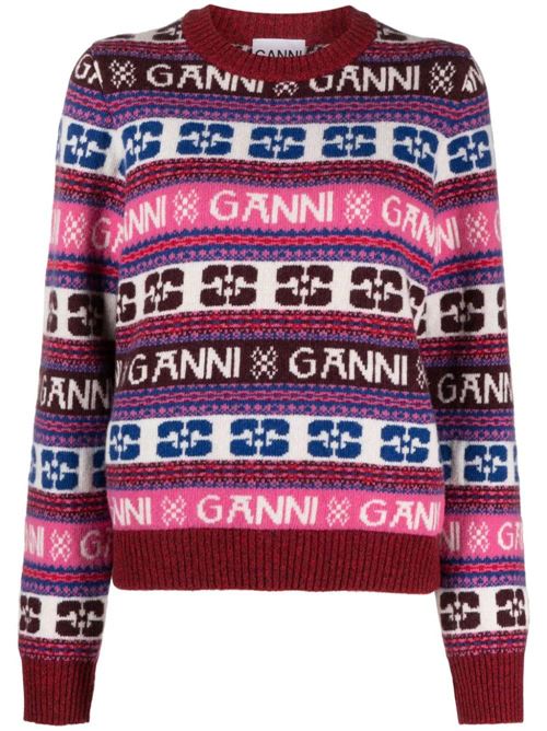 maglione in lana riciclata Ganni | K2123999